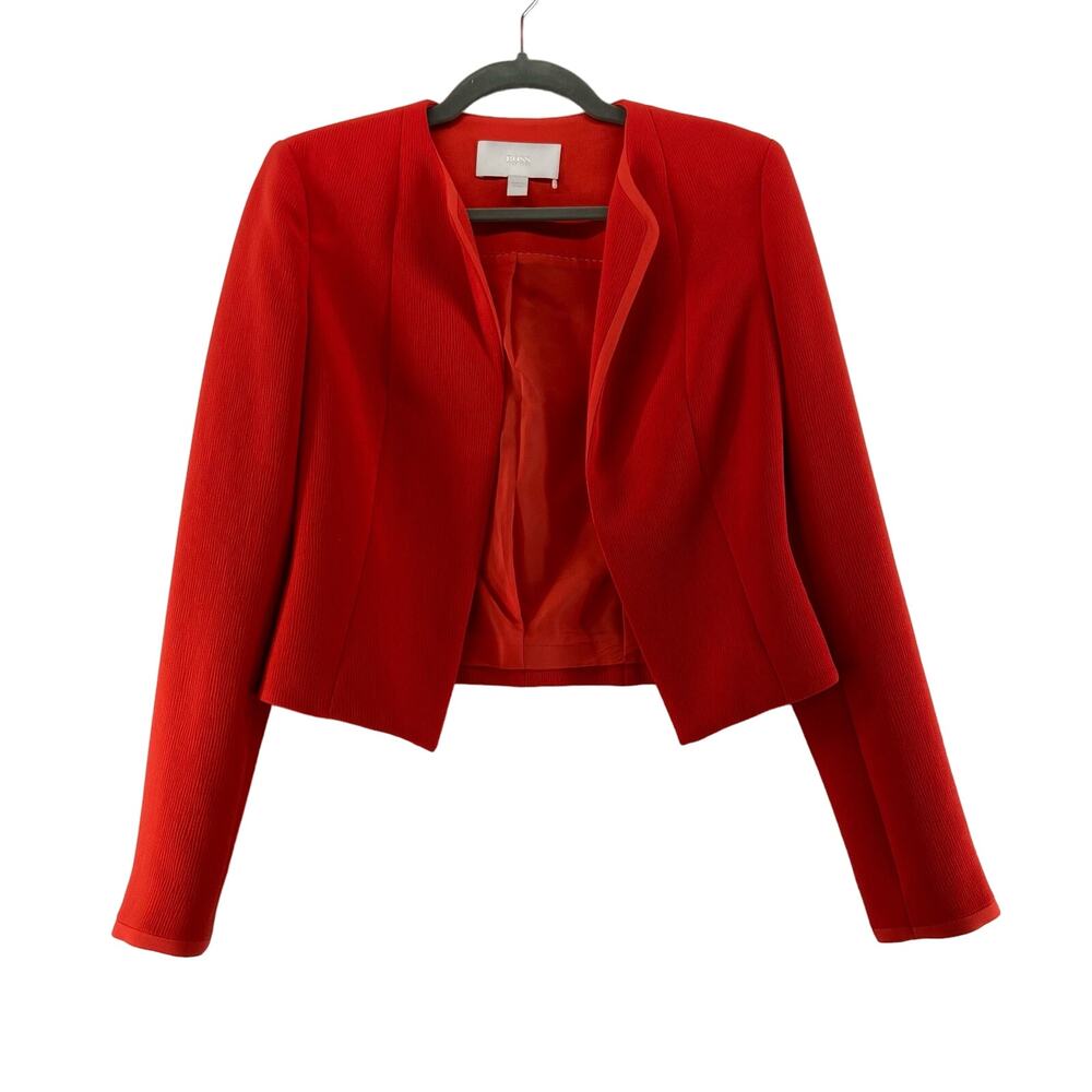 Boss Hugo Boss Jerusa Cropped Jacket in Orange Sz 2